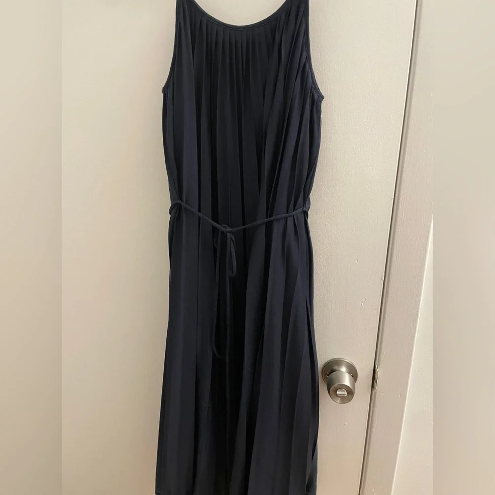 Loft strap navy dress - Picture 2 of 5